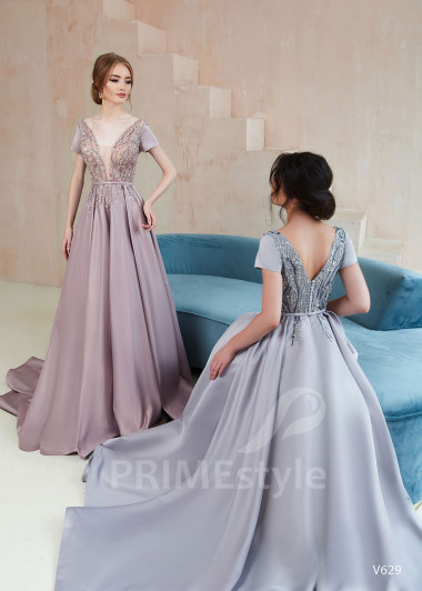 Elegantné šaty na stužkovú RS629 - primestyle.sk