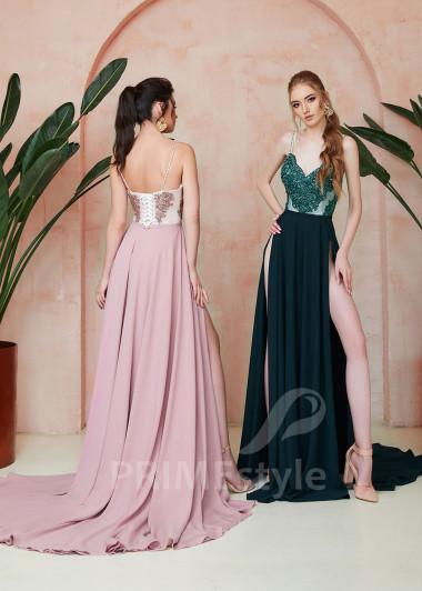 Extravagantné večerné šaty RS633 - primestyle.sk