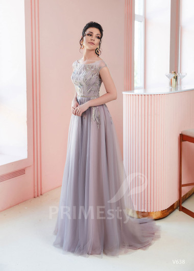 Tylové šaty na svadbu RS638