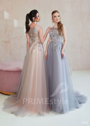 Tylové šaty na svadbu RS638 - primestyle.sk