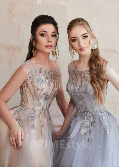 Tylové šaty na svadbu RS638 - primestyle.sk