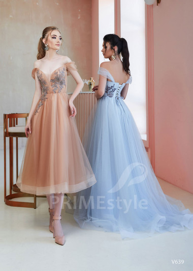 Tylové popolnočné šaty RS639 - primestyle.sk