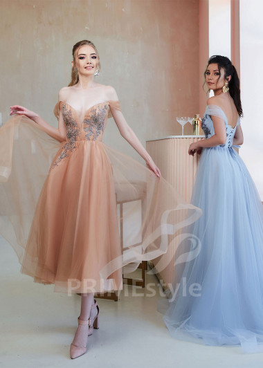 Tylové popolnočné šaty RS639 - primestyle.sk