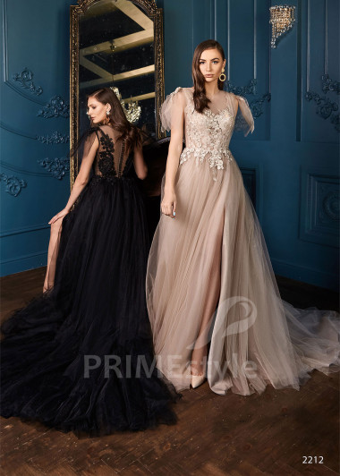 Čipkované šaty na ples RC2212