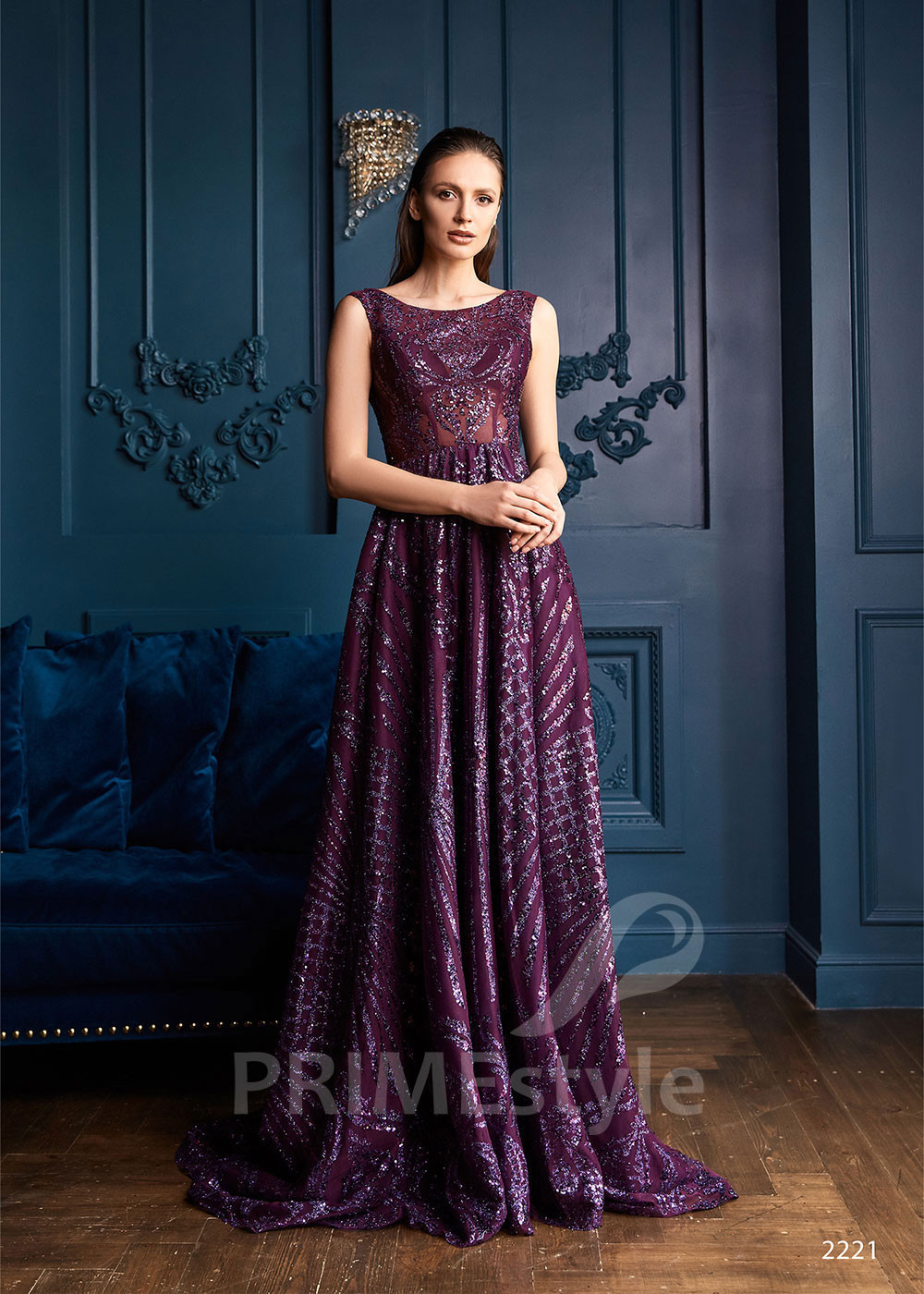 Exkluzívne večerné šaty RC2221