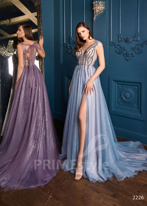 Trblietavé spoločenské šaty RC2226