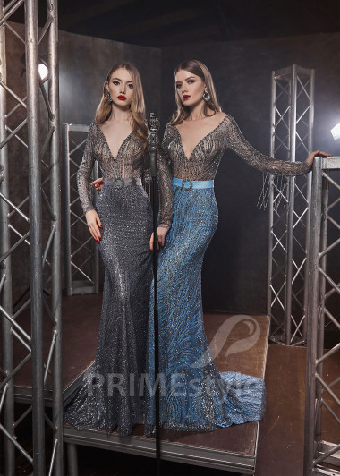 Trblietavé spoločenské šaty RS402 - primestyle.sk