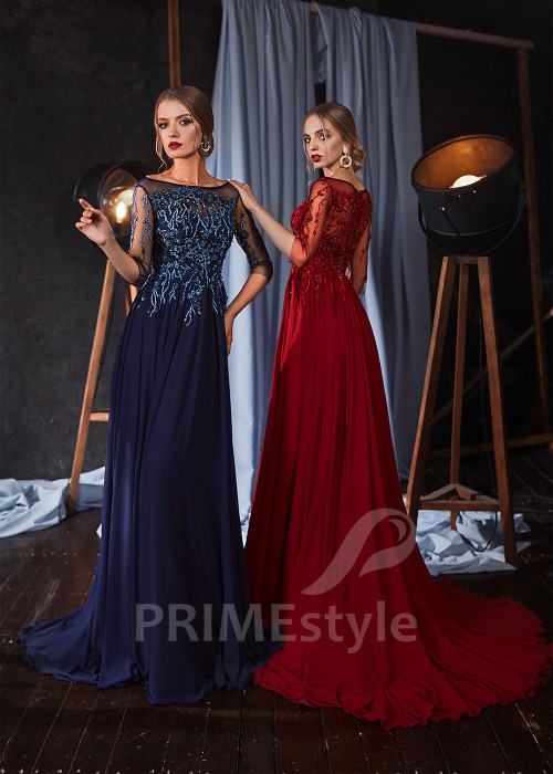 Čipkované šaty na ples RS404