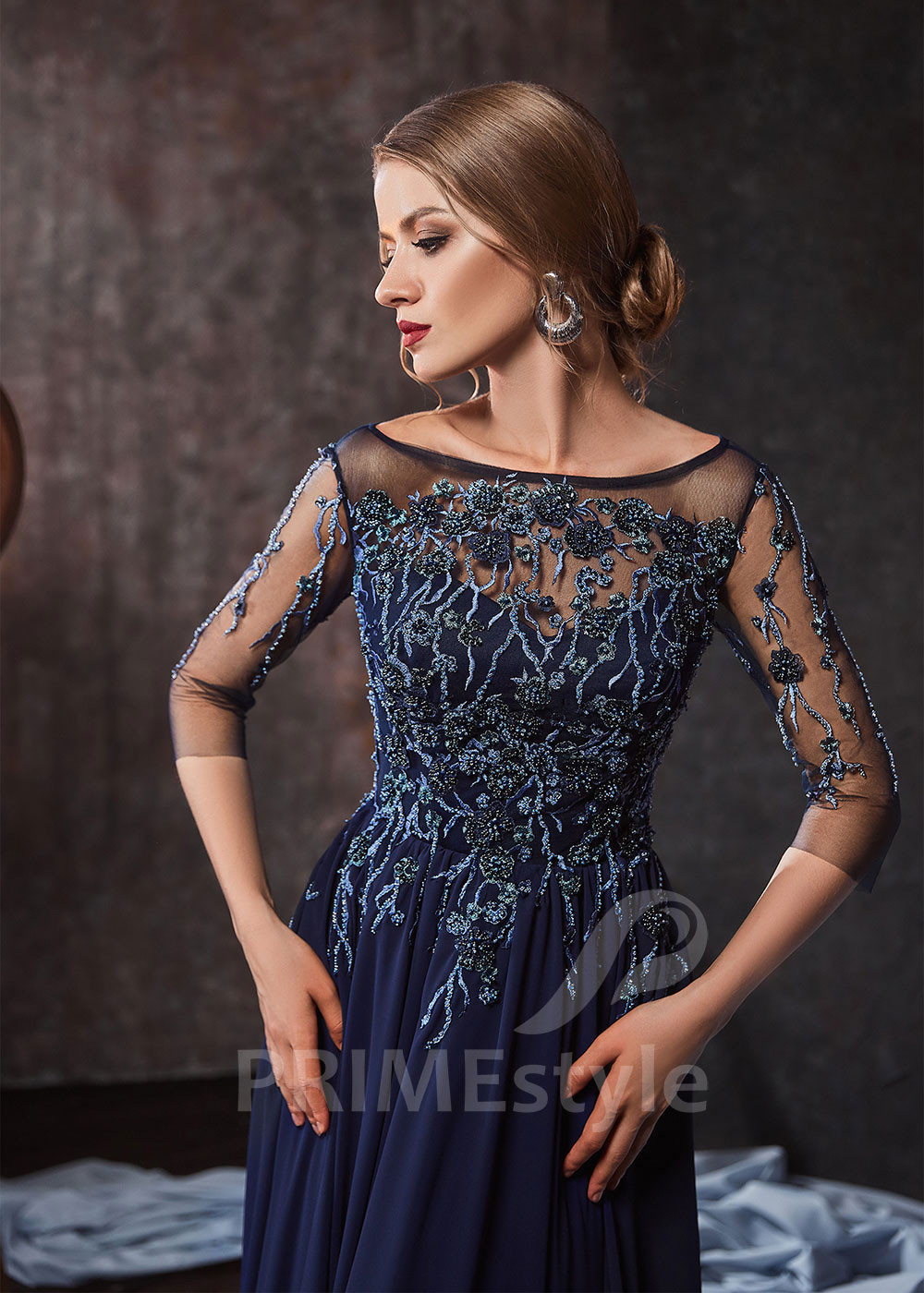 Čipkované šaty na ples RS404