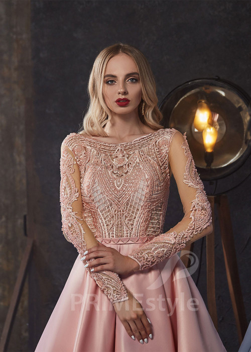 Asymetrické spoločenské šaty RS405