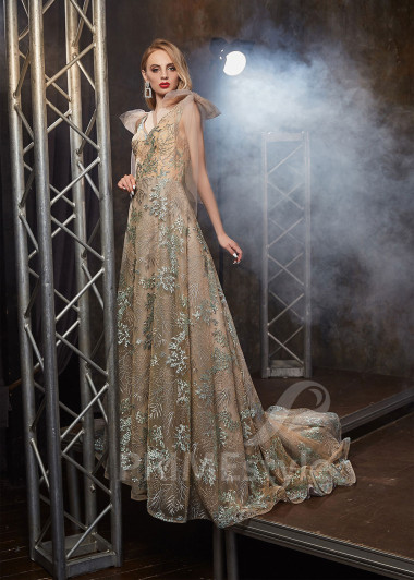 Čipkované šaty na ples RS413