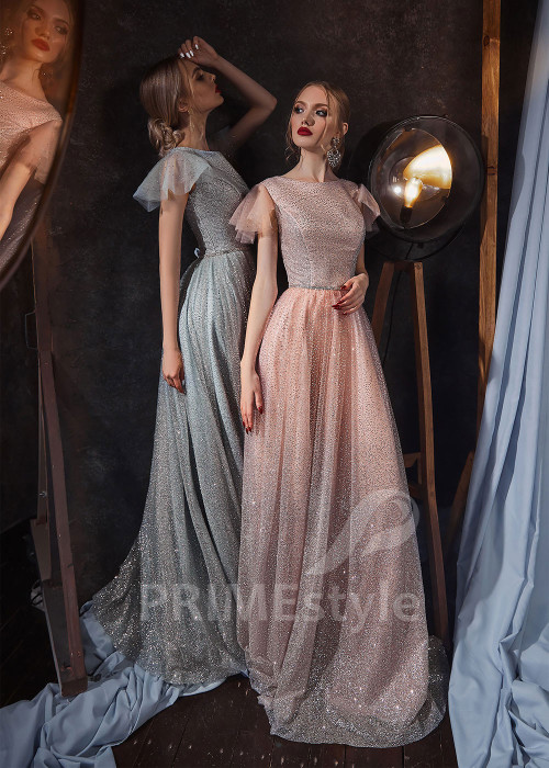 Trblietavé spoločenské šaty RS423