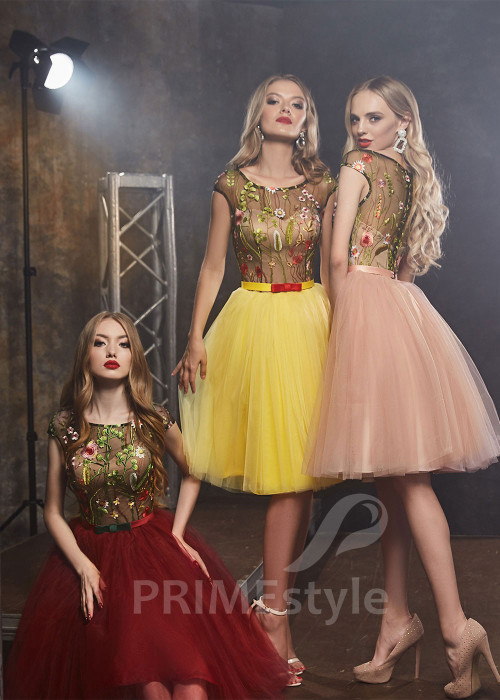 Tylové šaty pre družičky RS429