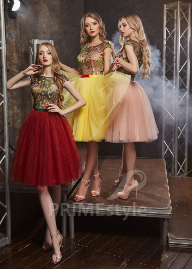 Tylové šaty pre družičky RS429 - primestyle.sk