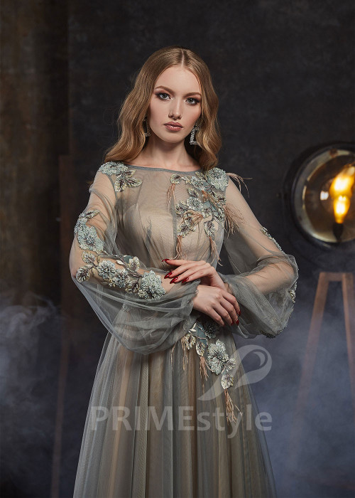 Dlhé šaty pre svadobné mamy RS433