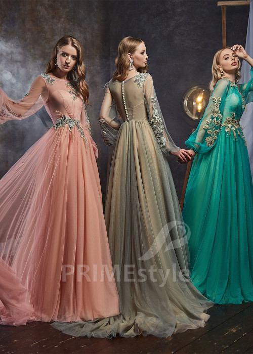 Dlhé šaty pre svadobné mamy RS433