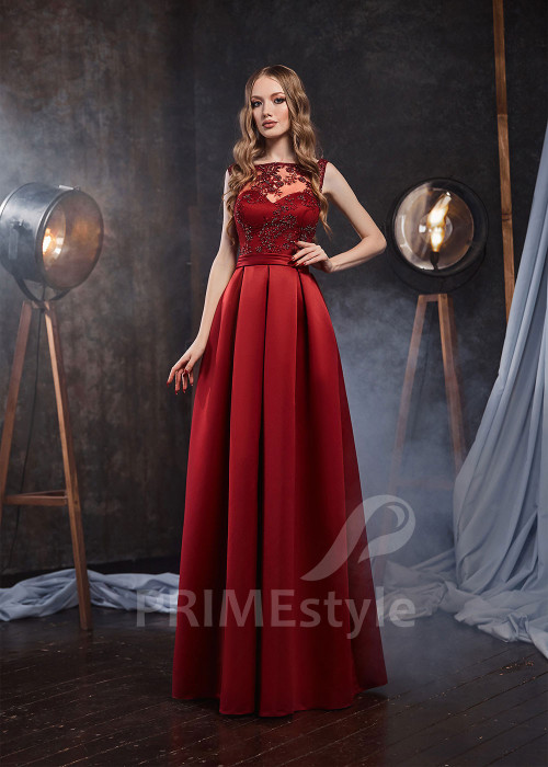 Elegantné šaty na stužkovú RS434