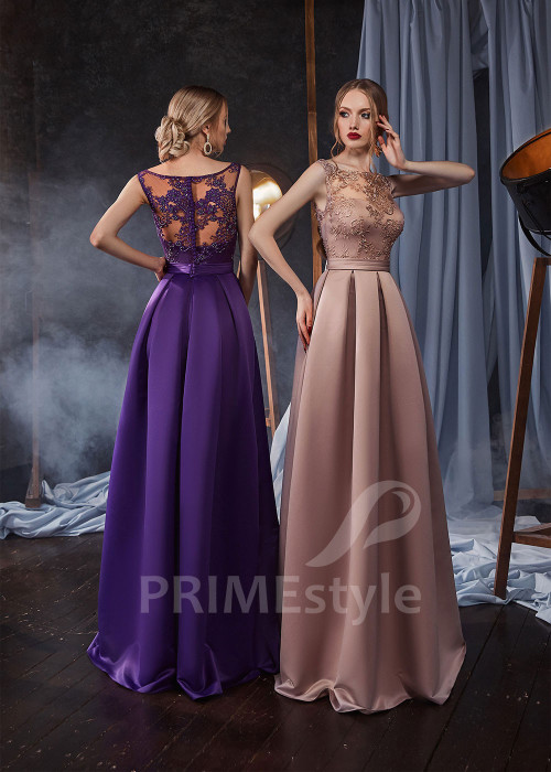 Elegantné šaty na stužkovú RS434