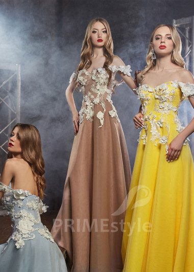 Saténové šaty na svadbu RS441 - primestyle.sk