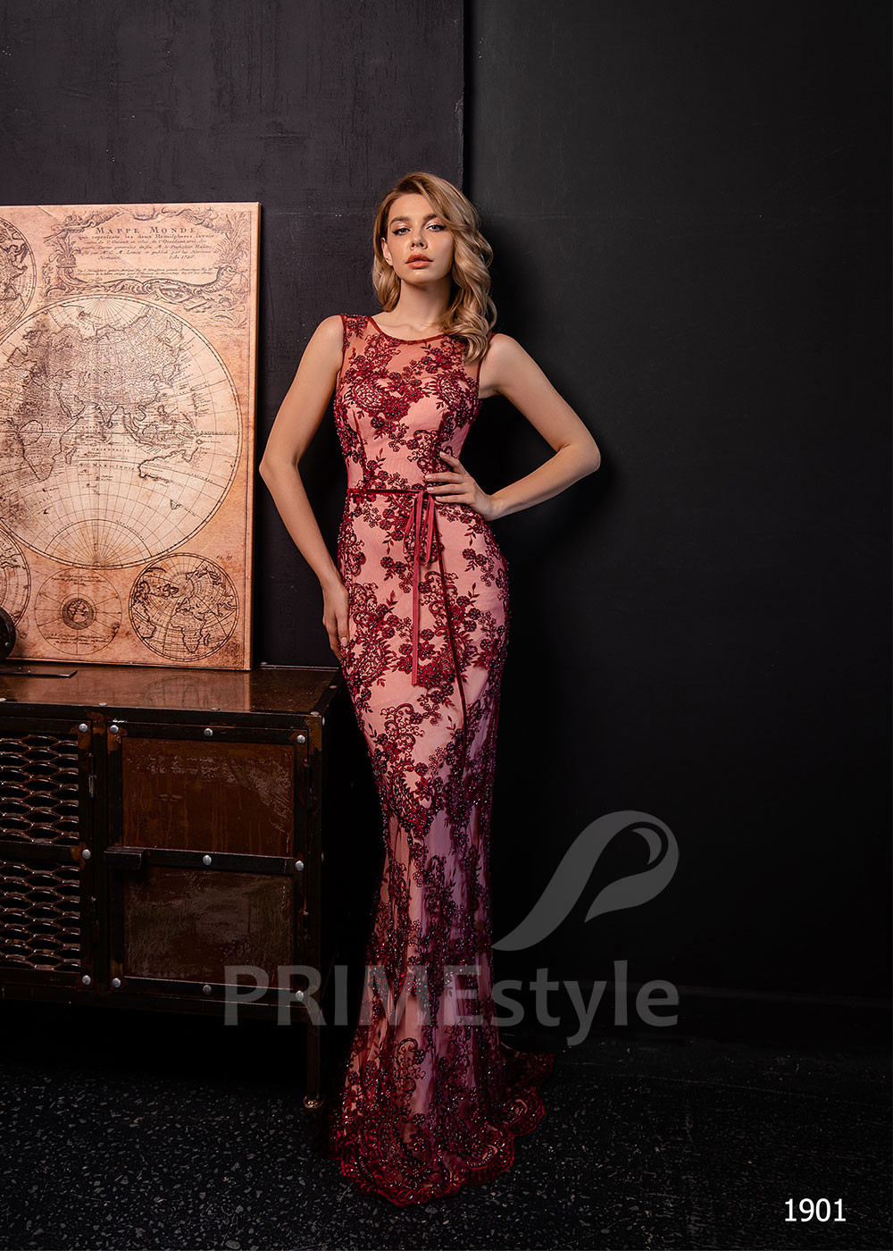 Čipkované šaty na ples RC1901