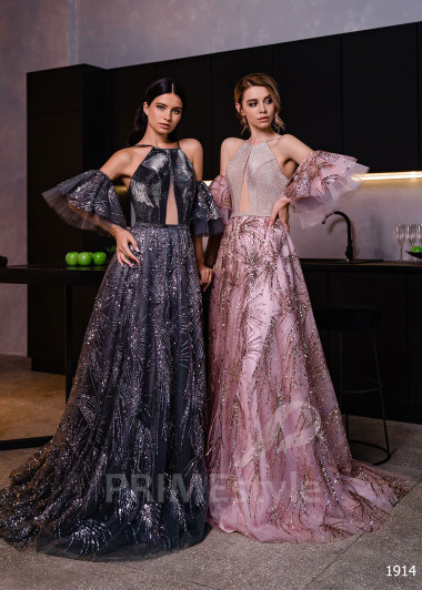 Extravagantné šaty na ples RC1914