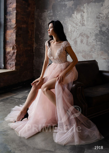 Čipkované šaty na svadbu RC1918