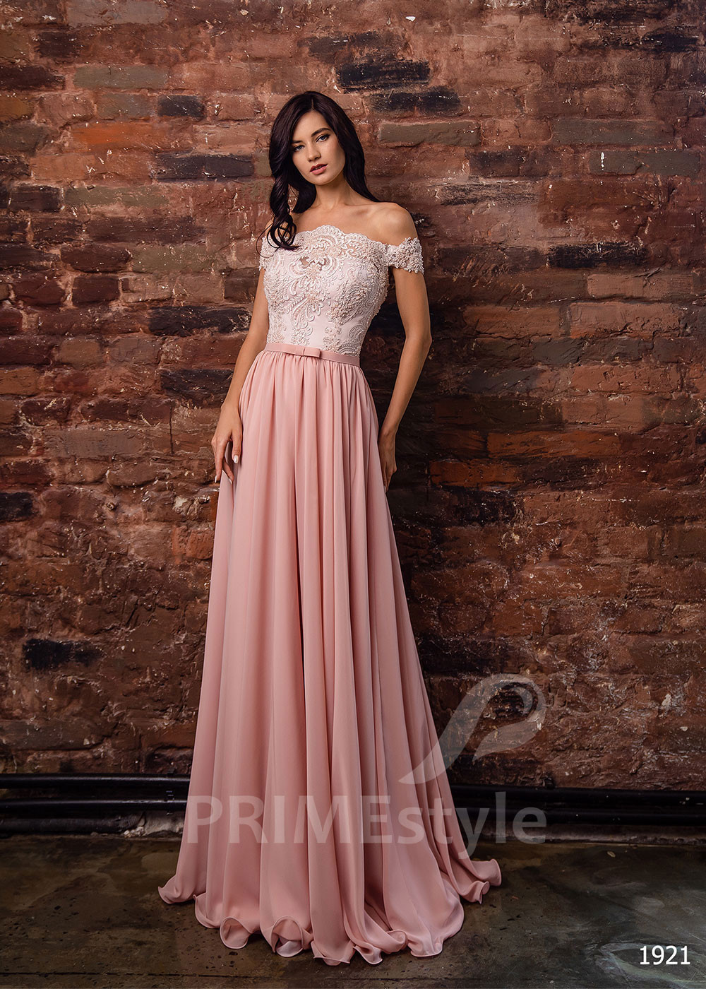 Šifónové šaty na svadbu RC1921