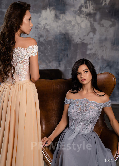 Šifónové šaty na svadbu RC1921