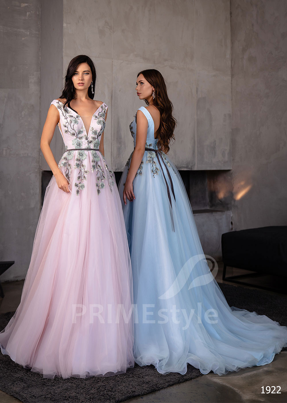 Kvetované šaty na svadbu RC1922