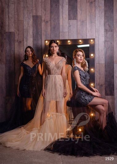 Trblietavé spoločenské šaty RC1929 - primestyle.sk