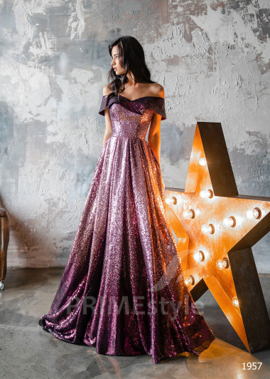 Trblietavé spoločenské šaty RC1957 - primestyle.sk