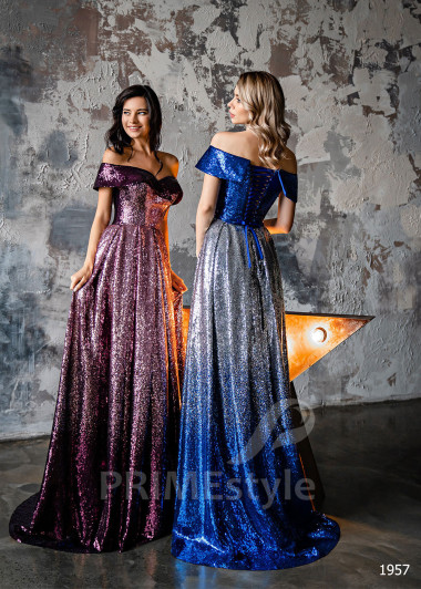 Trblietavé spoločenské šaty RC1957 - primestyle.sk
