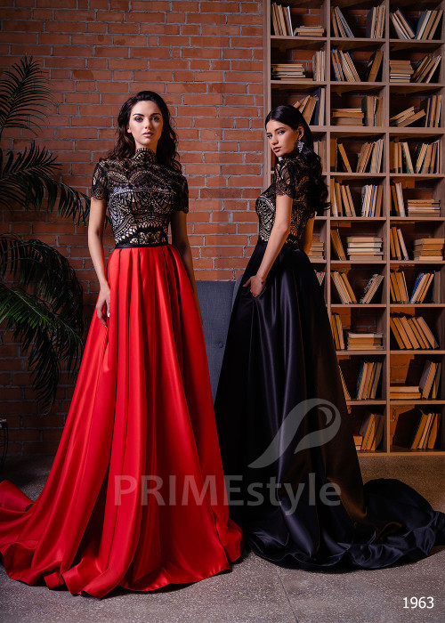 Saténové šaty na svadbu RC1963