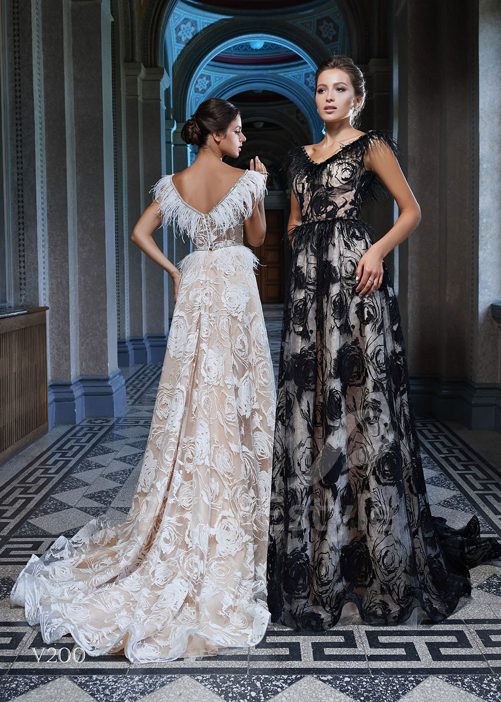 Kvetované šaty na ples RS200