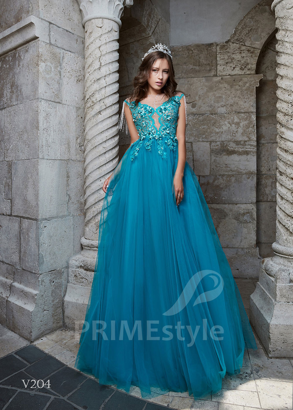 Princeznovské šaty na stužkovú RS204