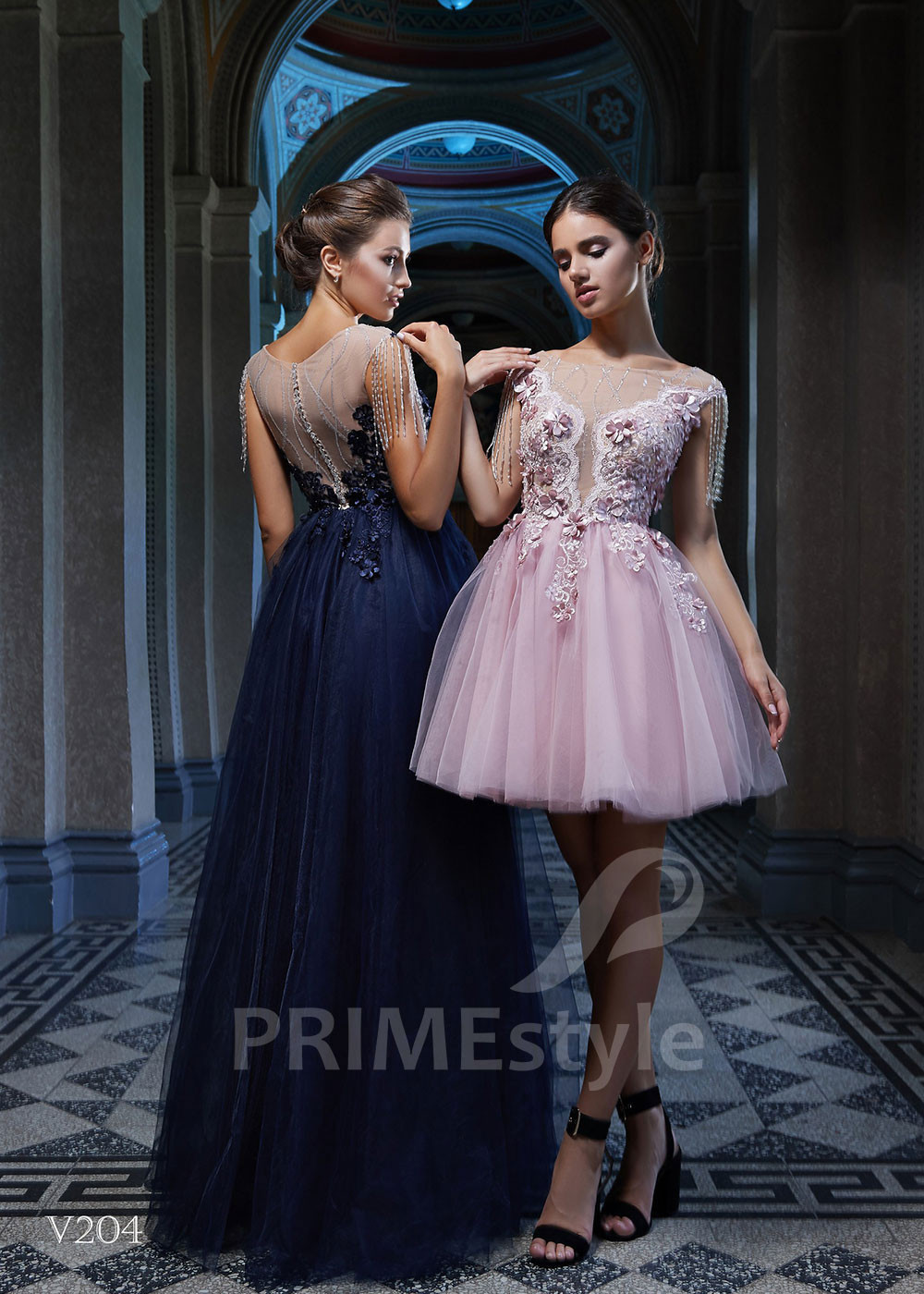 Princeznovské šaty na stužkovú RS204