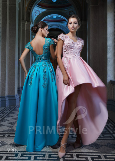 Asymetrické spoločenské šaty RS205 - primestyle.sk