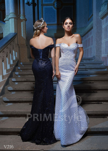 Trblietavé spoločenské šaty RS216 - primestyle.sk