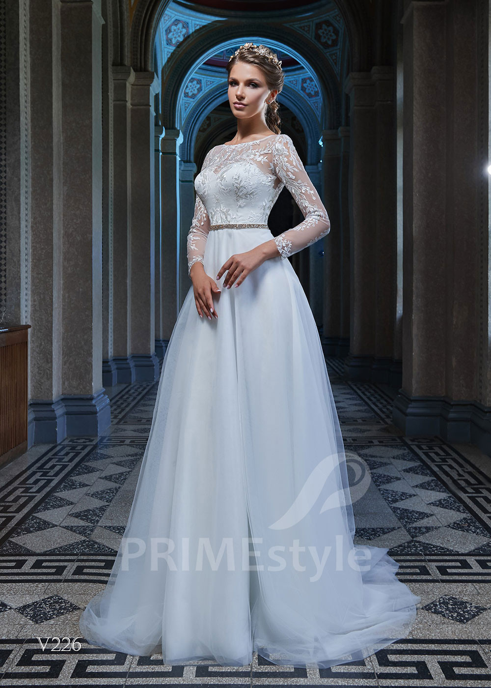 Tylové šaty na svadbu RS226