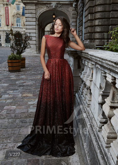 Trblietavé šaty na ples RS227