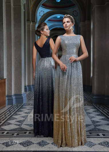 Trblietavé šaty na ples RS227 - primestyle.sk