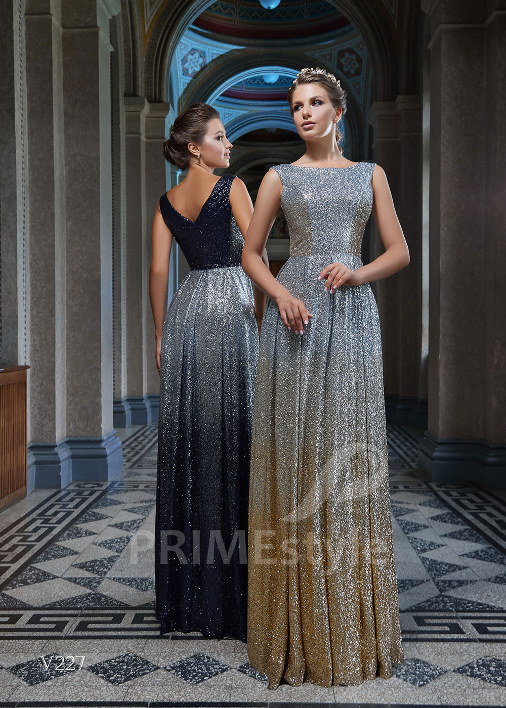 Trblietavé šaty na ples RS227