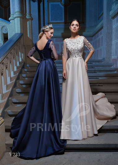 Elegantné šaty na stužkovú RS233 - primestyle.sk