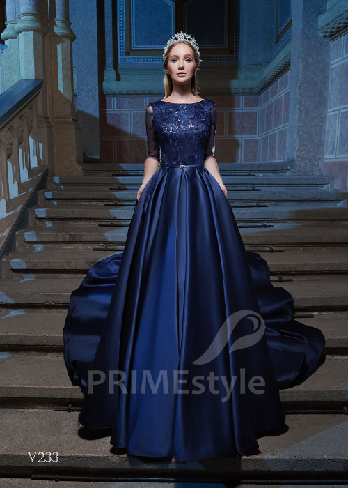 Elegantné šaty na stužkovú RS233