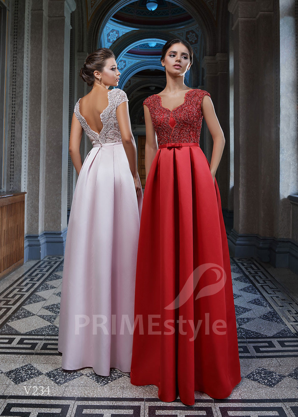 Čipkované šaty na ples RS234