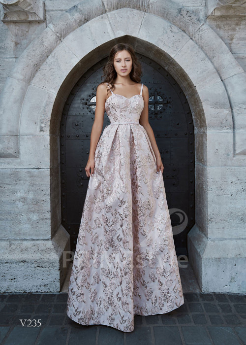 Extravagantné večerné šaty RS235