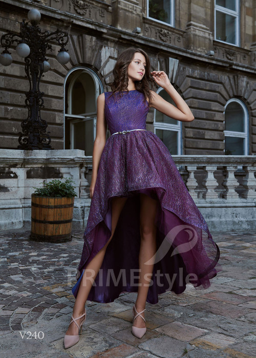 Asymetrické spoločenské šaty RS240