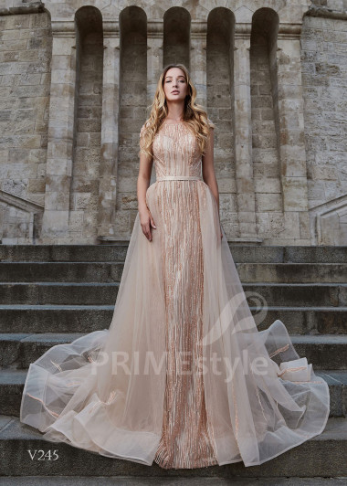 Tylové šaty na svadbu RS245