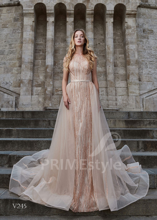 Tylové šaty na svadbu RS245
