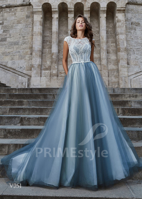 Tylové šaty na svadbu RS251